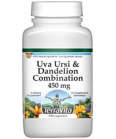 Uva Ursi and Dandelion Combination - 450 mg (100 Capsules ZIN: 513000) - Buy Online on GoSupps.com