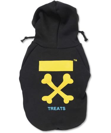 Stylish Yellow Dog Coat for Small Breeds | Winter Hoodie & Jacket for Schnauzer Corgi French Bulldog & Teddy | XXL/2XL - Buy Online on GoSupps.com
