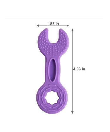 PandaEar Baby Teething Toys - Soft Silicone Baby Teether Chew Toys, BPA Free Hammer Wrench Spanner Pliers Shape - Buy Online on GoSupps.com