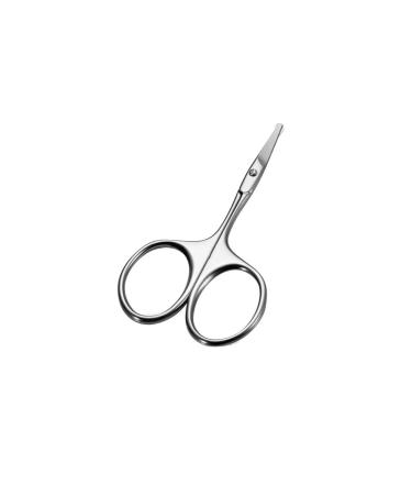 UNbit Nose Hair Trimmer Facial Hair Scissors Rounded Professional Stainless Steel Mustache Nose Hair Beard Eyebrows Eyelashes Trimming Clippers Trimmer