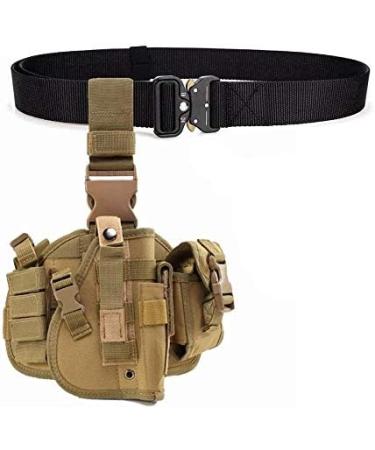 ACEXIER Tactical Drop Leg Holster with Magazine Pouch - Adjustable Right Handed Platform - ACU Pattern - Buy Online on GoSupps.com