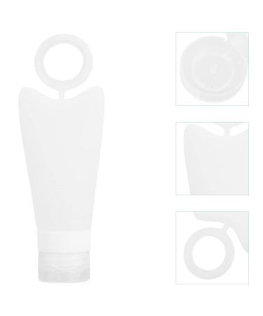 Healifty Disposable Squeezable Soap Bottling Set - 2 Sets of Hook Cases with Hanging Ring Cap, Empty Cosmetic Containers for Liquid Samples - Ideal for Home or Travel - Buy Online on GoSupps.com