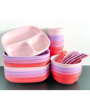 Re Play Made in USA 12 Oz. Reusable Plastic Bowls, Pack of 3 With