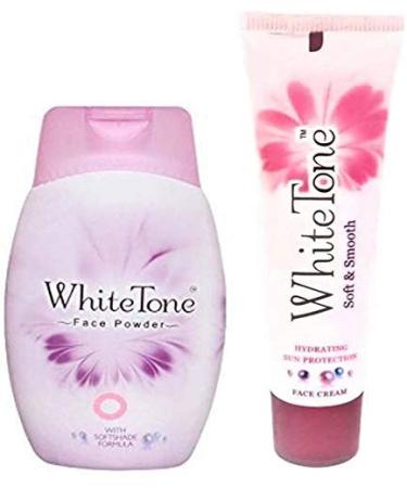 White Tone Face powder and face cream combo (30g+25g) (55 g)