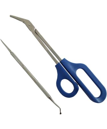 FRCOLOR 2 Sets Daily Life Fingernail Files Silver Color for a Friend Best Drill Bits for Stainless Steel Everyday Dal Grooming Kit Limas De U as Nail Kit Long Handle Manicure Elder - Buy Online on GoSupps.com