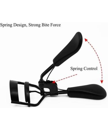 Effortless Lash Curler: Instant Eye-Opening Effect Easy-to-Use Eyelash Curling Tool-Design for Home & Travel(Red) - Buy Online on GoSupps.com