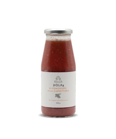 Carrettiera tomato paste - 100 % Sicilian tomatoes without dyes preservatives thickeners - traditional Sicilian recipe - 450 g