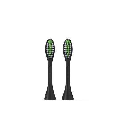 Philips One by Sonicare BH102206 - 2 Brush Heads, Shadow Black | Optimal Oral Care - Buy Online on GoSupps.com