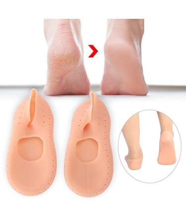 Moisturizing Silicone Gel Socks for Plantar Fasciitis Relief | Anti-Crack Foot Care | International Shipping Available - Buy Online on GoSupps.com