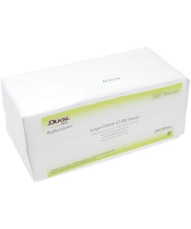 4x4 100% Cotton Esthetic Gauze Pads - 200 Count - Buy Online on GoSupps.com