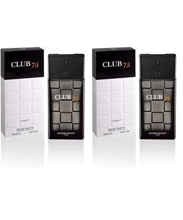 Jacques Bogart Club 75 for Men Eau de Toilette Spray 3.33 Ounce (Pack of 2)
