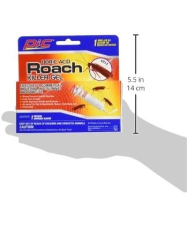 Pic GEL1 Roach Control Gel Syringe - 1-Ounce | Effective Roach Killer - Buy Online on GoSupps.com