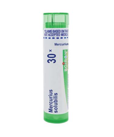 Boiron Mercurius Solubilis 30X Md 80 Pellets for Sore Throat with Bad Breath and Excess Salivation