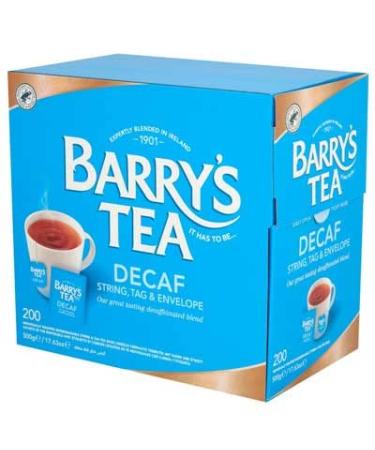 Barrys Tea Decaf String Tag & Envelope Tea Bags 500g