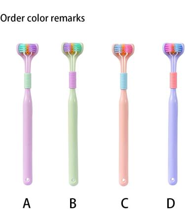 5-Set Portable Toothbrush for Adults - 360-Degree Oral Care Tool Ideal for Home & Travel Bathroom Accessories in Purple - Buy Online on GoSupps.com
