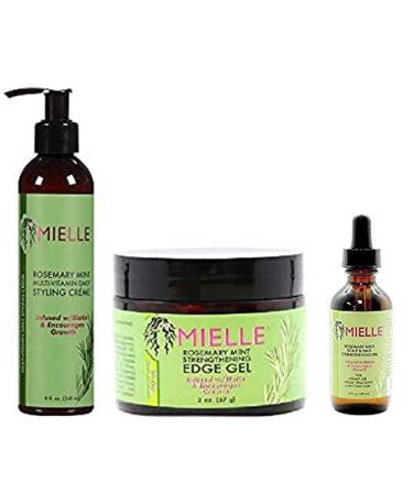 Mielle Rosemary Mint Styling Product Combo (CREAM&GEL&OIL)