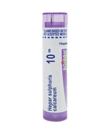 Boiron Hepar Sulphuris Calcareum 10M for Painful & Hoarse Dry Cough - 80 Pellets