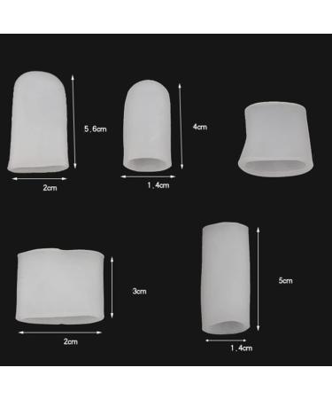 10pcs Silicone Toe Sleeves & Finger Protectors for Blisters and Calluses - Ciieeo Crib Protector Underpads - Buy Online on GoSupps.com