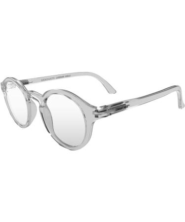 LONDON MOLE Graduate Reading Glasses | Stylish Round Eyewear for Men & Women | Unisex Cool Readers with Spring Hinges | +1.5 Magnification - Buy Online on GoSupps.com