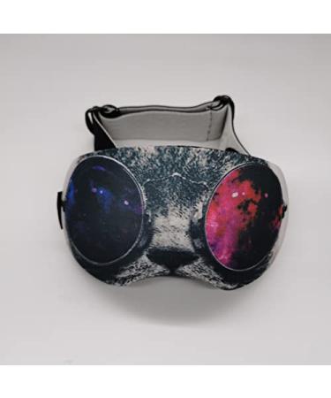 KISS OR DISS Ski Goggle Cover Goggle Sock Bear Printed Soft Bag Snow Goggle Cover 13