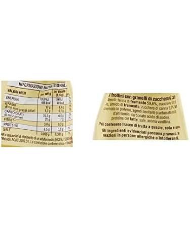  Mulino Bianco Pack of 6 Mulino Bianco Girotondi biscuits with sugar granules 700g - Buy Online on GoSupps.com