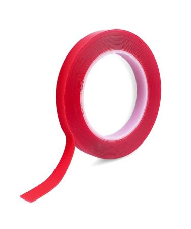 chengzui Nail Adhesive Tape Double Sided Nail Art Adhesive Tape for False Tips Nail Art Display Width 10/12mm Length 3/5/10M Nail Adhesive Tape