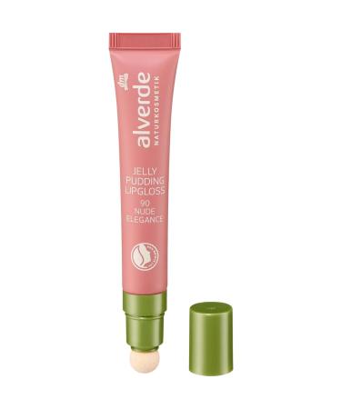alverde NATURKOSMETIK Lip Gloss Jelly Pudding 90 Nude Elegance 10 ml