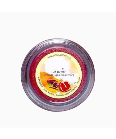 Lip Butter For Dry And Pigmented Damaged & Chapped Lips|Hydrating & Nourishing|Enriched With Cocoa Butter Shea Butter & Essential Oils For Pink Glossy & Soft|10 Gm - Buy Online on GoSupps.com