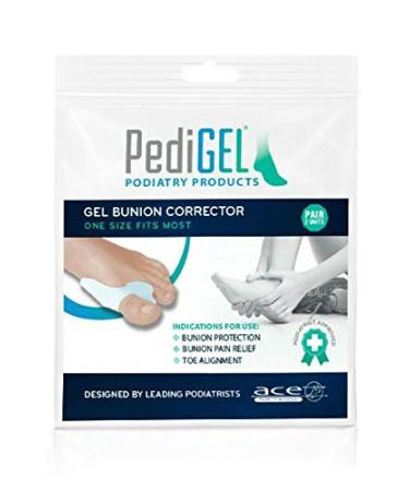 PediGel Bunion Corrector Medical Polymer Gel Designed by British Podiatrists | 1 Pair for Comfort & Relief - Buy Online on GoSupps.com