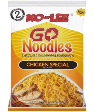Ko Lee Noodles Multipack Xtreme Hot & Spicy and Chicken Noodles | Bulk Noodles (16x85g (8 each)) - Buy Online on GoSupps.com