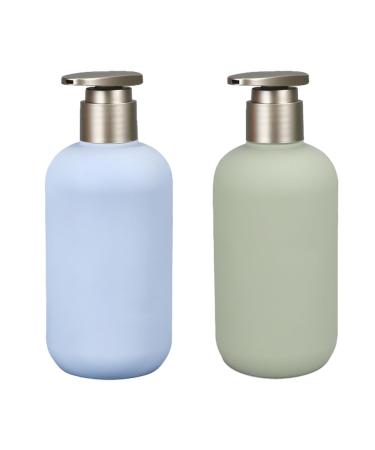 Crush bottles of travel bottles shampoo bottles for filling HDPE exhaustive travel container for shampoo travel shampoo container for shampoo creams lotion toilet items (B 2PCs 300ml) 300ml B 2PCs