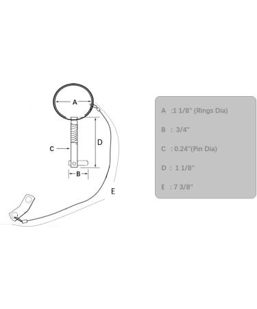 Thorn Boat Bimini Quick Release Pin with Lanyard (4 PCS) - Easy and Secure Attachment Solution - Buy Online on GoSupps.com