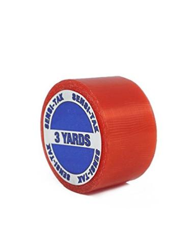 Red Liner Sensi-Tak Tape Adhesive Roll 25mm x 2.75m (1"x3Yrd)