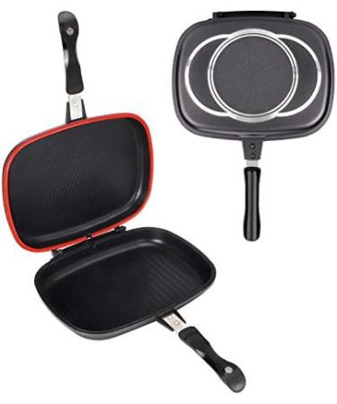 32cm Cast Aluminum Double-Sided Frying Pan | Versatile Barbecue Cooking Tool for Home & Outdoor | Premium Cookware Accessories - Buy Online on GoSupps.com
