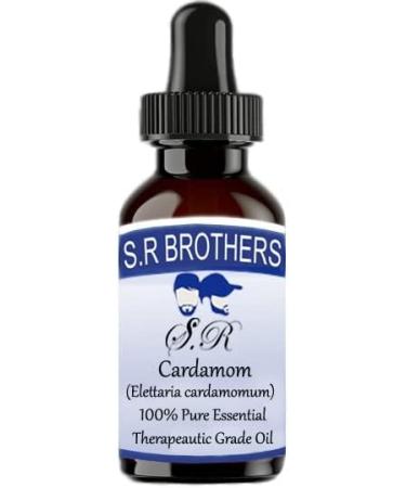 Buy SRBrothers 100% Pure Cardamom Essential Oil (15ml) - Therapeutic Grade Aromatherapy International Shipping - Buy Online on GoSupps.com