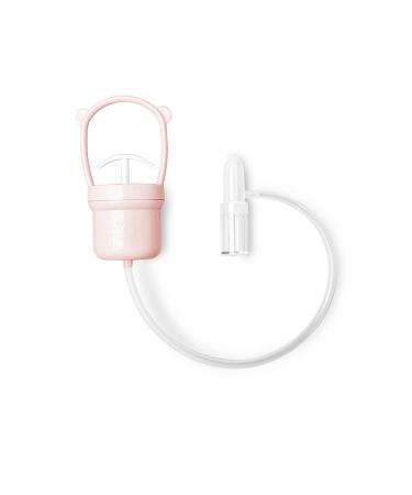 PLUSDEBEBE Baby Nasal Aspirator | Manual Nose Sucker for Baby | Sanitary and Noise-Free Nose Cleaner | Pink