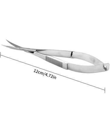 Micro Scissors Stainless Steel Face Hair Eyelash Scissors Grafting Tool Curved Mirror - Buy Online on GoSupps.com