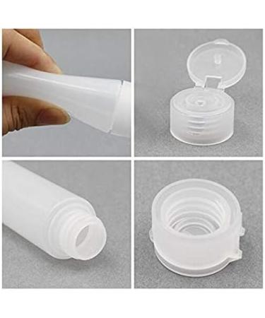 VASANA 4PCS 100ML 3.4oz Clear Plastic Soft Tubes Squeezable and Refillable Travel Bottles Make up Cosmetics Containers For Facial Cleanser Lotion Emulsion Shampoo Conditioner Shower Toiletries - Buy Online on GoSupps.com