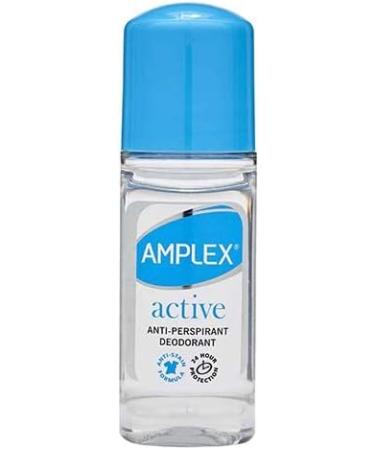 Amplex Active AntiPerspirant Deodorant Roll-On 50ml | 12 Pack - Buy Online on GoSupps.com