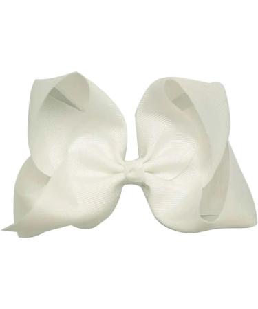 New 2025 1Pcs 6" Solid Grosgrain Ribbon Bow Hair Clips For New For Fashion With Large Hair Pins Hairgrips Barrettes Boutique Hair Accessories Jewelry Fashion Accessories Creative Gift - Buy Online on GoSupps.com