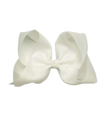 New 2025 1Pcs 6" Solid Grosgrain Ribbon Bow Hair Clips For New For Fashion With Large Hair Pins Hairgrips Barrettes Boutique Hair Accessories Jewelry Fashion Accessories Creative Gift