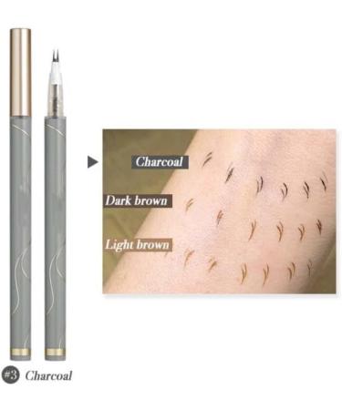 3PCS Double Tip Lower Lash Eyeliner Double Tip Lower Eyelash Pencil Waterproof Anti-Smudge Lashes Pencil Natural Lower Eyelashes Pen Super Slim Eye Liner (Dark Brown) - Buy Online on GoSupps.com