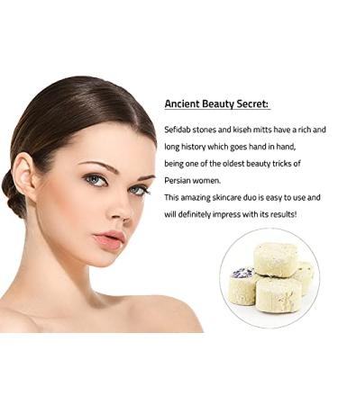 JAIRESTONE 4Pcs Sefidab Body Scrubber Set for Gentle Dead Skin Removal and Exfoliation - Ideal for Smooth, Soft Skin Care - Buy Online on GoSupps.com