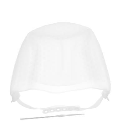 ABOOFAN Bonnet de Coloration pour M ches avec Crochet et Aiguille R utilisable et Perfor pour Produits de Coloration Capillaire Domicile