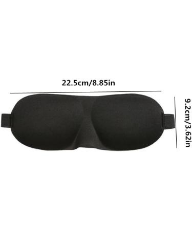 2 Pack Leopard Print Black 3D Sleep Mask for Women - Adjustable Strap, Lightweight & Comfortable - Ideal for Travel, Nap, Shift Works - Buy Online on GoSupps.com