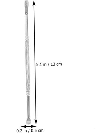 Healvian Spiral Ear Cleaning Tool Set - 3pcs Reusable Ear Picks for Earwax Removal | Household Ear Care Kit - Silver 13x0.5cm - Buy Online on GoSupps.com
