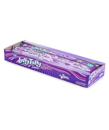 Laffy Taffy Wonka Laffy Taffy Fruit Flavoured Chew Ropes 22 g Pack of 24 Grape