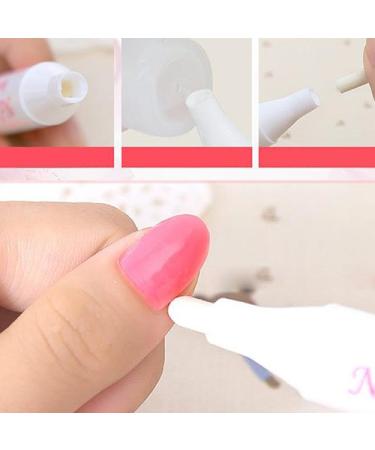 Ink2055 Nail Art Polish Corrector Pen with 3 Tips for Women - Manicure Mistakes Remover and Cleaner Tool - Buy Online on GoSupps.com