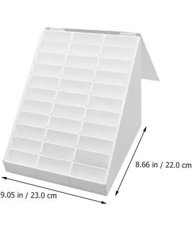Healeved 1pc Nail Art Display Box Nail Polish Sample Display Nail Sample Display Board Manicure Display Board Nail Polish Display Rack Nail Gel Grid Display Stand White - Buy Online on GoSupps.com