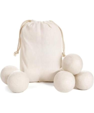 UTIZ Wool Dryer Balls - Handmade 6-Pack - XL Premium Natural Fabric Softener- Wool Balls Replaces Dryer Sheets - Wool Balls for Dryer - Laundry Balls for Dryer 8CM Diameter Pack of 6 - Buy Online on GoSupps.com
